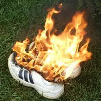 Adidas Superstars cremated